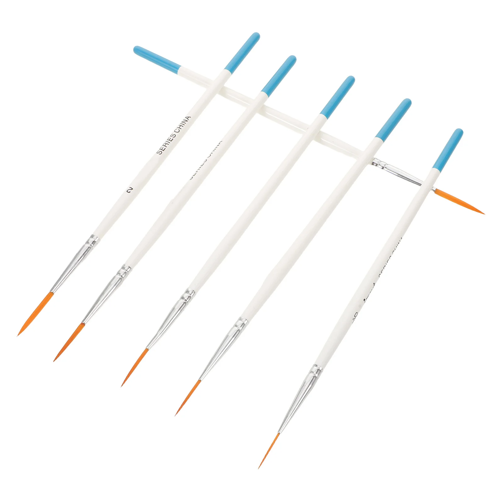 6pcs Miniature Detail Paint Brush Set Fine Liner Brushes For Acrylic Oil Watercolor Comic Inking Professional Small Tip Nylon