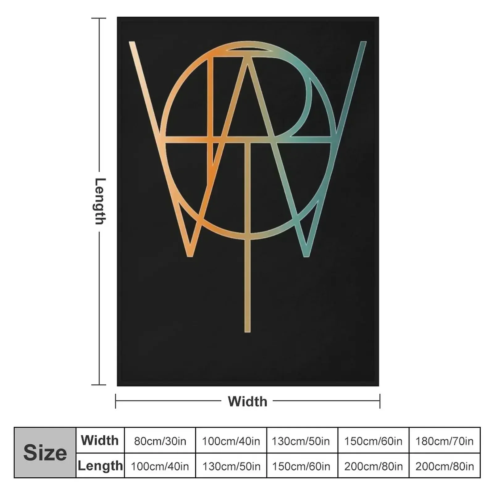 Muse will of the people symbol Throw Blanket couch cozy soft plush fuzzy picnic outdoor blanket