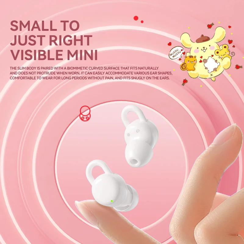 MX68 TWS Bluetooth Earbuds HiFi Sound Dual-Call Noise Canceling Low Latency & Power Premium Wireless Headphones for Gaming Music