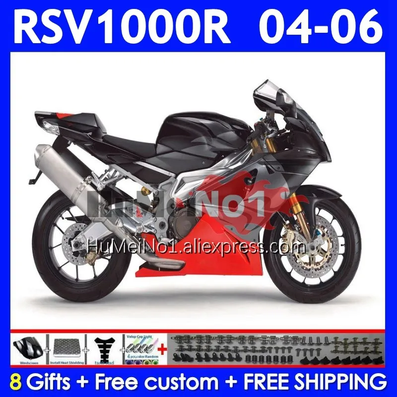 RSV-1000 For Aprilia RSV1000R Mille RV60 RSV1000RR Silver grey 314No.24 RSV 1000 04 05 06 RSV1000 R RR 2004 2005 2006 Fairings