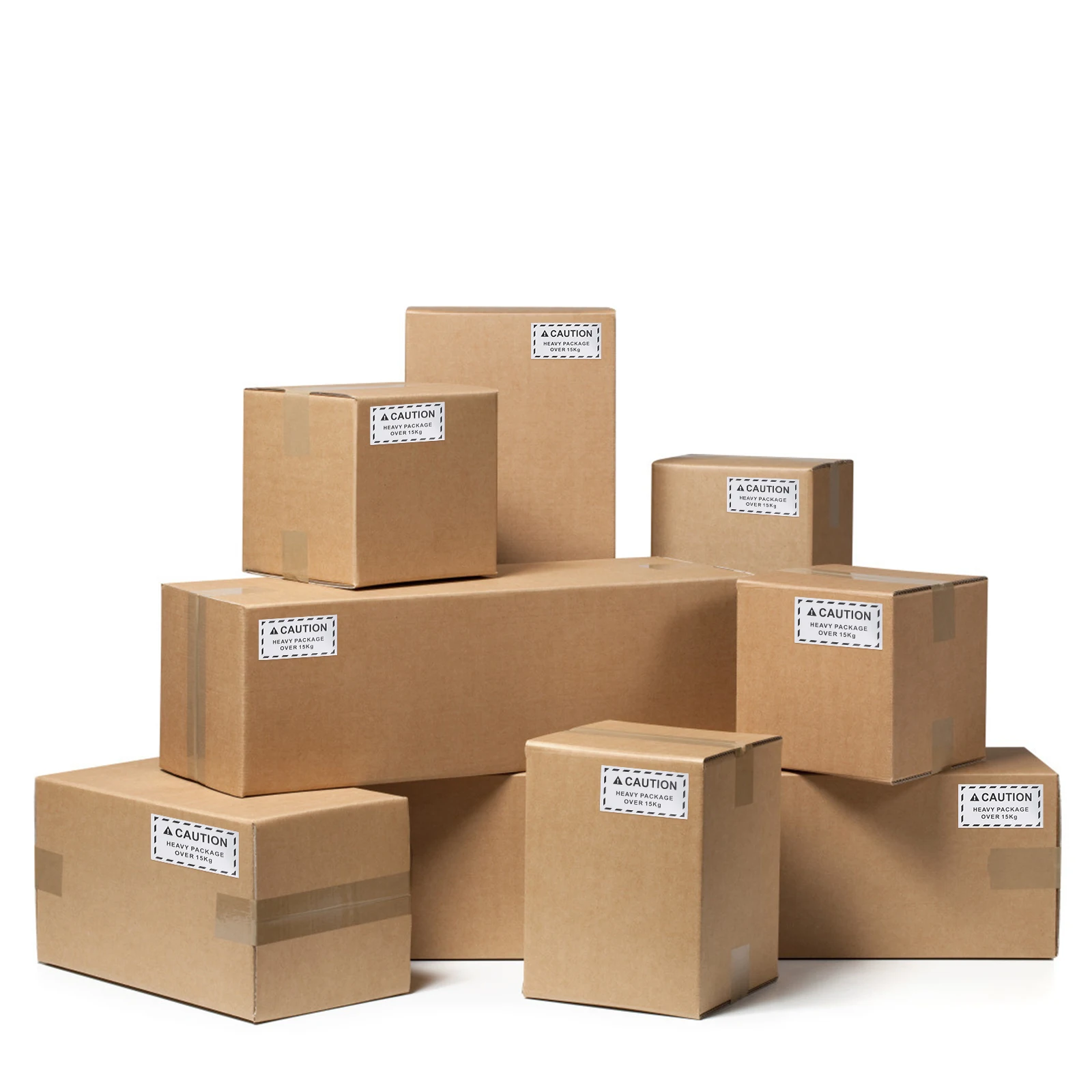 

500 единиц предупреждающих этикеток для тяжелых нагрузок, сильная адгезия, флуоресцентные транспортировочные наклейки для перемещения поддонов