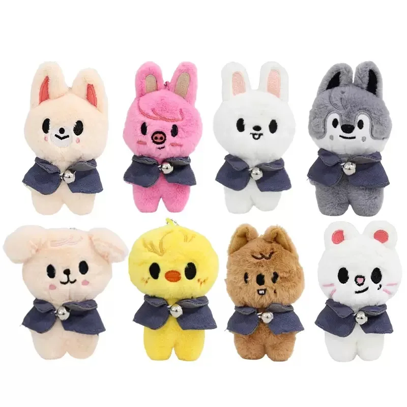 

Плюшевые игрушки Stray Kids 12 см, SKZ, плюшевый Волчонок Чан, мультяшная мягкая игрушка, кукла, милый компаньон для детей, взрослых, фанатов, подарок