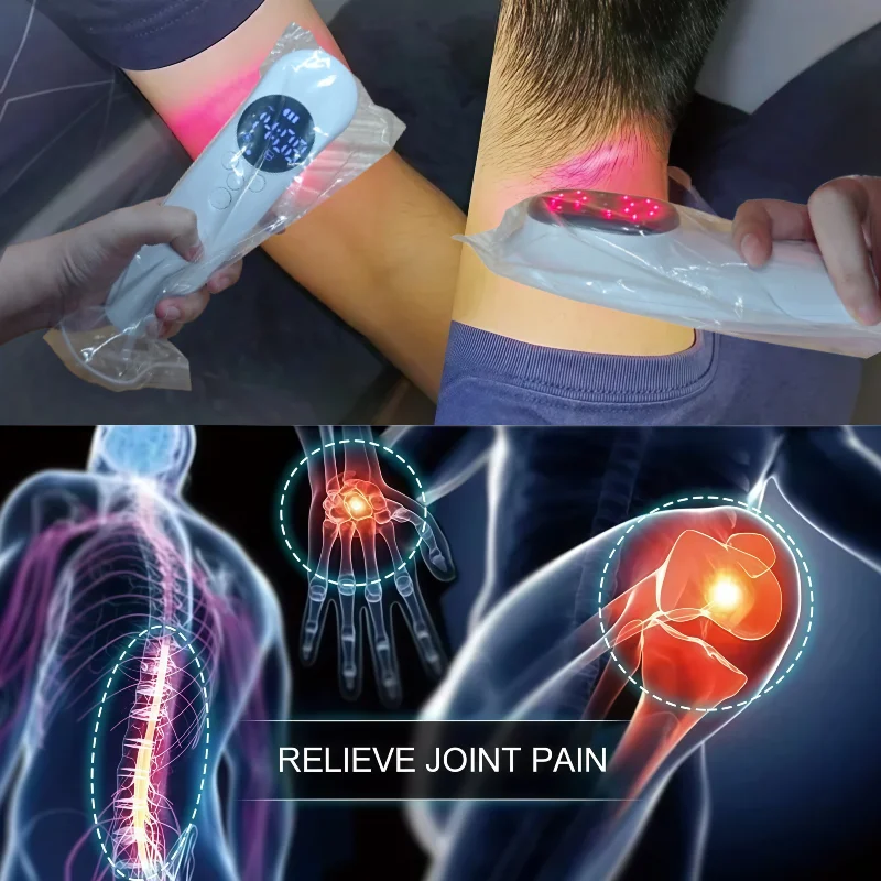 

Лазерное терапевтическое устройство для облегчения боли в теле 14x650 нм + 3x808 нм Лазерный диод для облегчения артрита шеи и спины Оборудование для физиотерапии