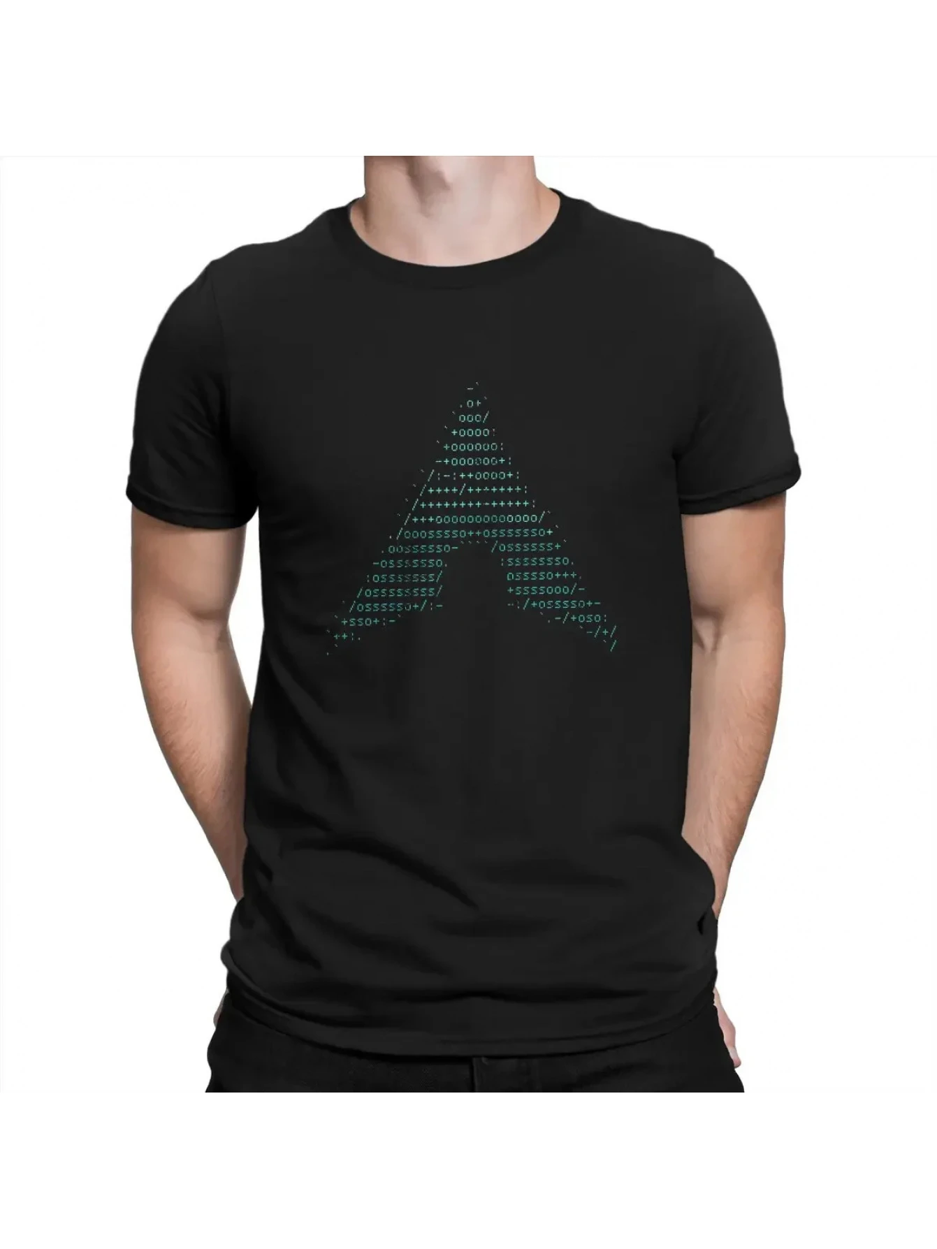 Arch Linux Logo Kali Linux Root Programmer Programming Computer Code Men's T-shirt Fiber Gothic O-Neck T-shirt Harajuku