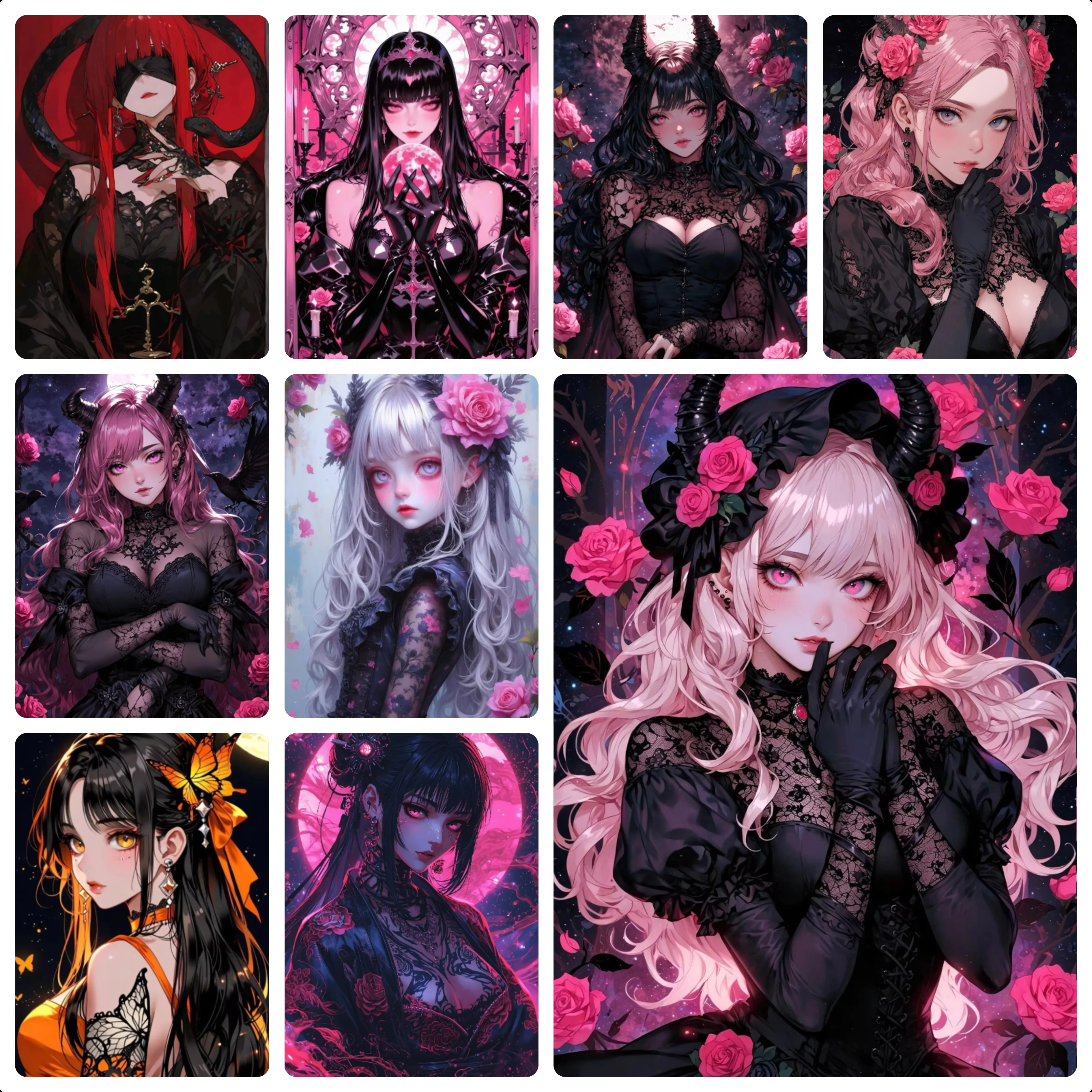 Stunning Dark Magic Sorceress Character Jigsaw Puzzles 500/1000/1200/2000PCS Handmade Art Exquisite Home Decor Gift No Frame