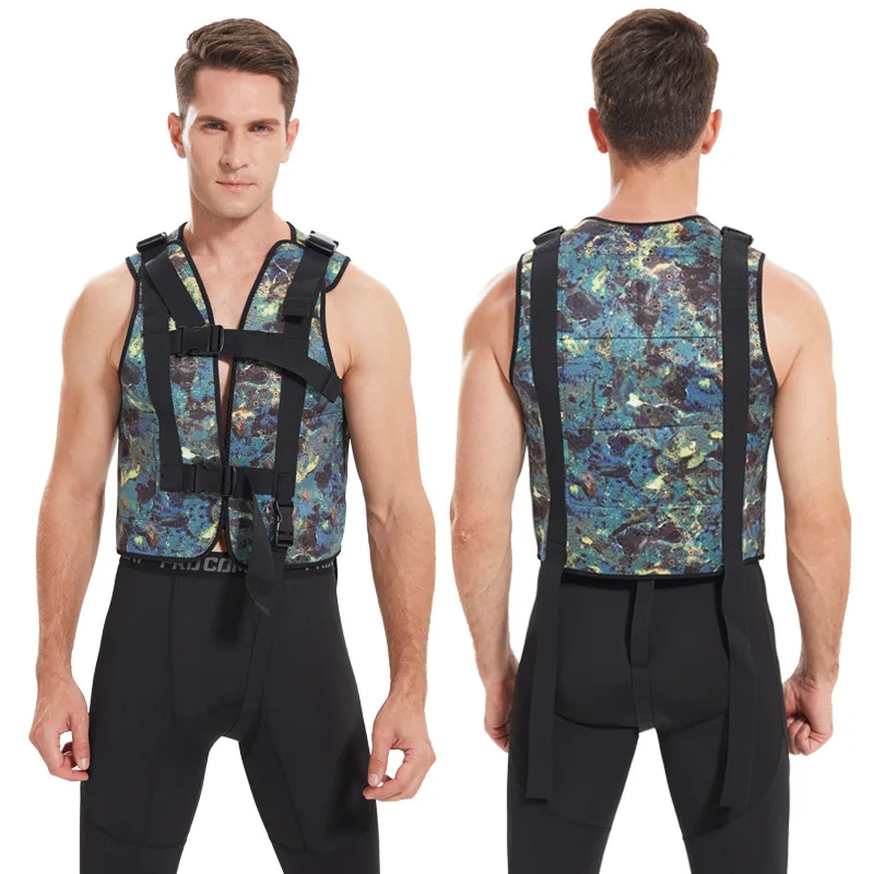 

3 мм жилет-противага для дайвинга, жилет для рыбалки и охоты, куртка для дайвинга с свинцовым блоком, ремень для рыбалки, вес для дайвинга, короткий ремень