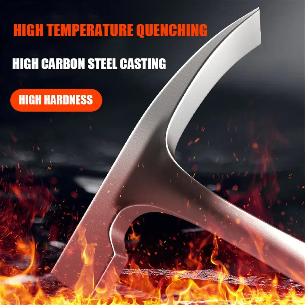 Multifunctional Professional Hand Tool Camping Hammer High Carbon Steel Geological Hammer Integrated Forging Claw Hammer