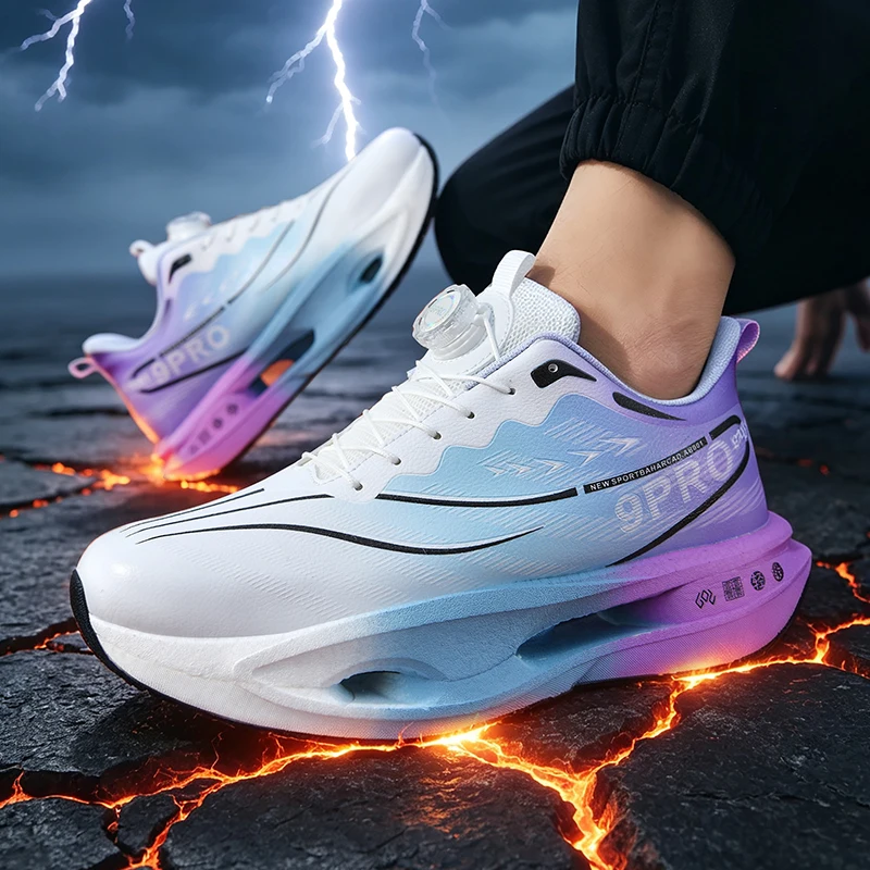Zapatillas de running para hombre, zapatillas deportivas con placa de carbono para maratón, zapatillas de senderismo para hombre, zapatillas deportivas de invierno para mujer, zapatillas impermeables antideslizantes para otoño.