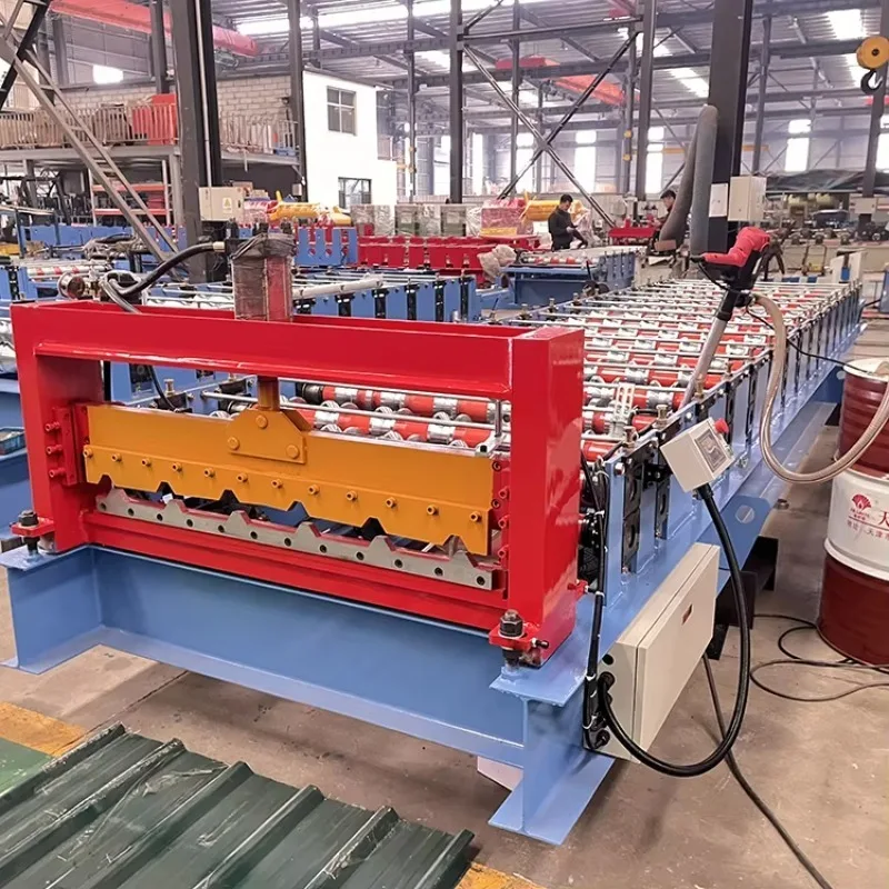 Customized Trapezoid Roof Panel Roll Form Machine Trapezoid Tile Roll Form Machine