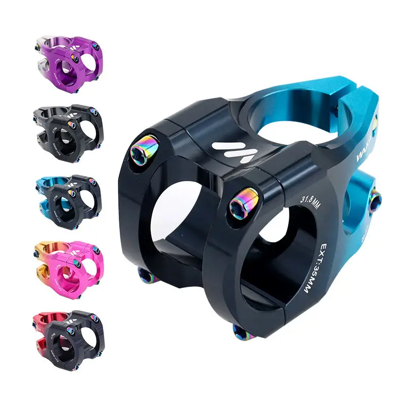 

WAKE Stems 31.8mm 35mm Mountain Bike Stem Short Handlebar Riser for MTB & Road Bicycle Short Riser