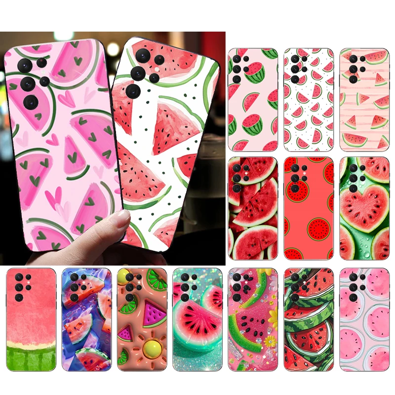 

Watermelon Fruit Funda Phone Case For Samsung Galaxy S25 S24 S23 S22 S21 Ultra S24 S23 S22 S21 S25 Plus S24 S20 FE