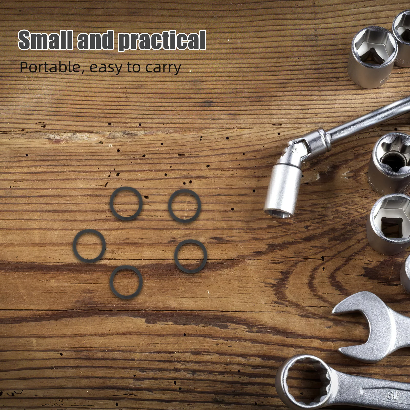 

300pcs Precision Spring Washers 16Mm Inner Diameter Black Manganese Steel Wavy Washer For Bolt Motor Bearing Circuit Hardware