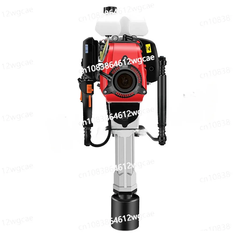 2400W 1900W 4 Stroke Pile Driver 2 Stroke Heavy Duty 68CC/52CC Gas T Post Hammer Farm Fence Garden Tool Railway Impact