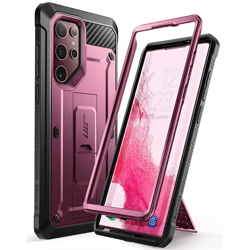 SUPCASE For Samsung Galaxy S22 Ultra Case (2022) 6.8 inch UB Pro Full-Body Holster Cover WITHOUT Built-in Screen Protector