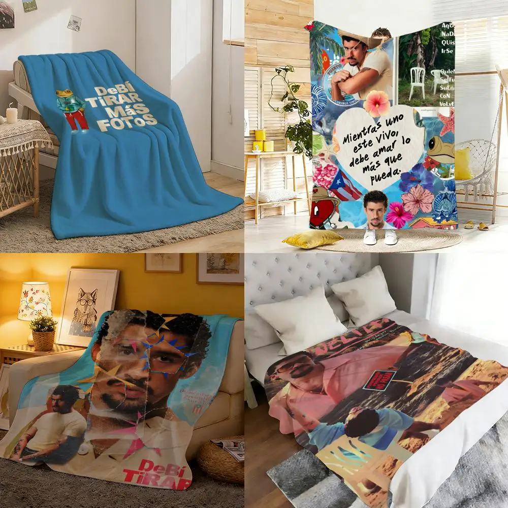 

Музыкальный плед B-Bad B-Bunny: Мягкий и уютный фланелевый плед для дивана, спальни и не только