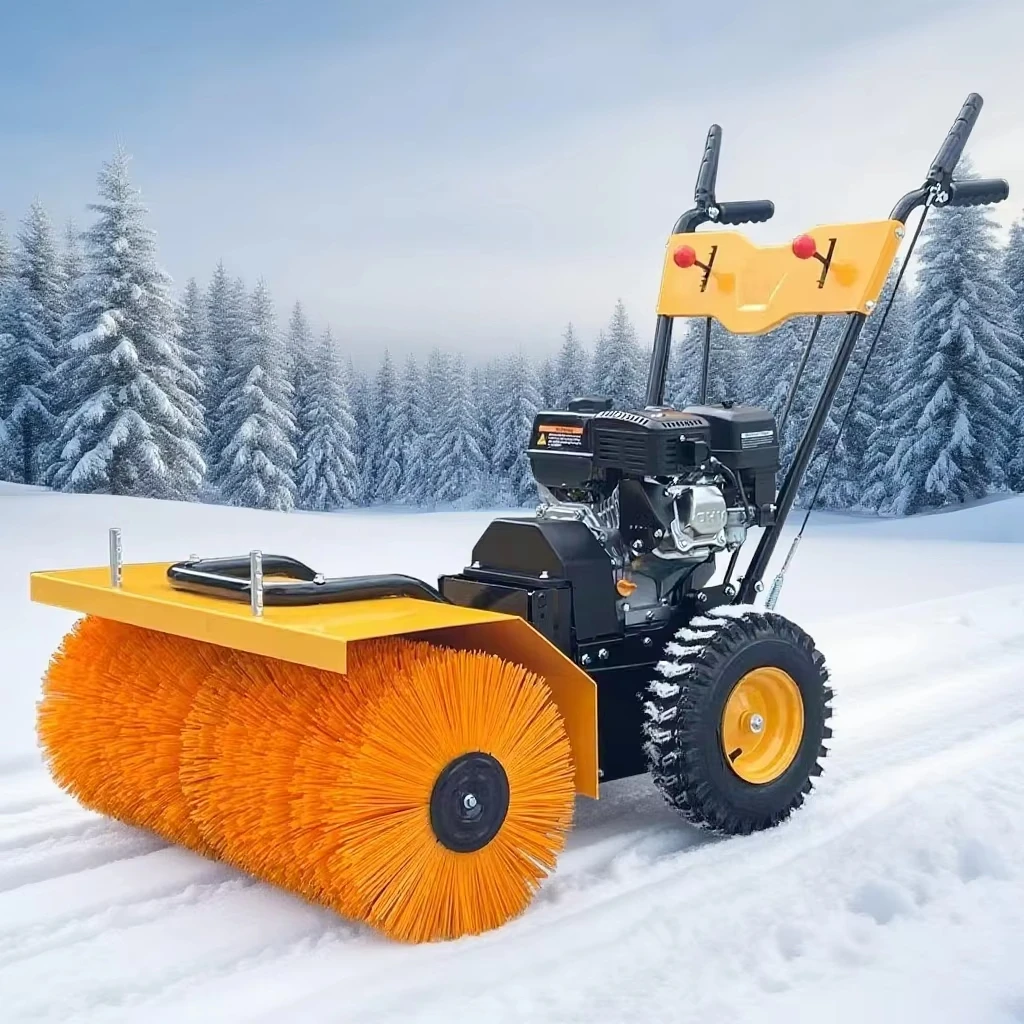 مكنسة ثلج محمولة باليد، مكنسة ثلج ذاتية التشغيل، مكنسة ثلج متعددة الوظائف مناسبة لحدائق الفناء