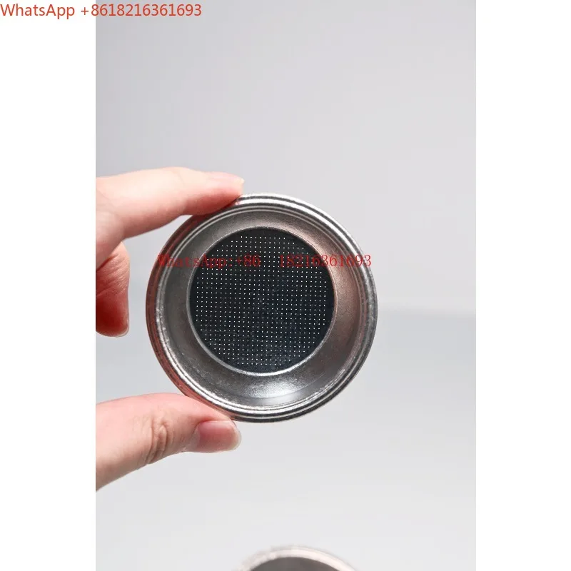 Pure Titanium Ice Flower Coffee Powder Bowl High Precision 58mm Universal Accessories Italian Style