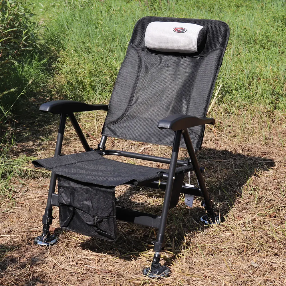 

European Style Portable Folding Fishing Chair Multifunctional Fishing Stools Seat for Freshwater Fishing Outdoor Camping