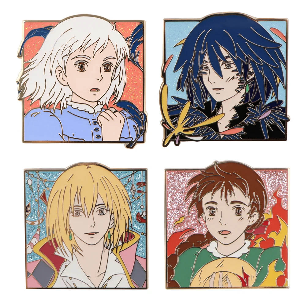 

Classic Anime Movie Lapel Pins for Backpacks Enamel Pins Brooches for Clothing Badges Cute Anime Fashion Jewelry Accessories