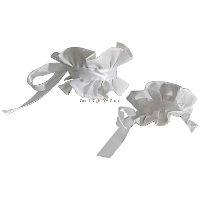 Kräuselte Manschetten dekorativ