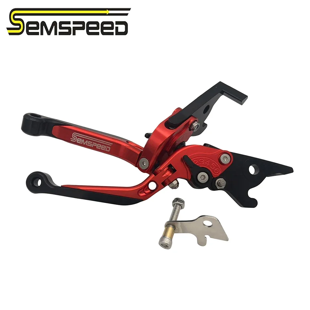 ‌SEMSPEED For Yamaha XMAX300 XMAX250 2015-2020 CNC Brake Levers W/Parking Function Multi-Angle Adjustment Motorcycle Accessories