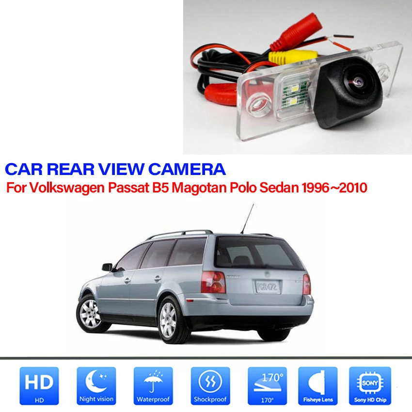 

Waterproof HD CCD Car Reverse Backup Rearview Parking Rear View Camera Night Vision For Volkswagen Passat B5 Magotan Polo Sedan