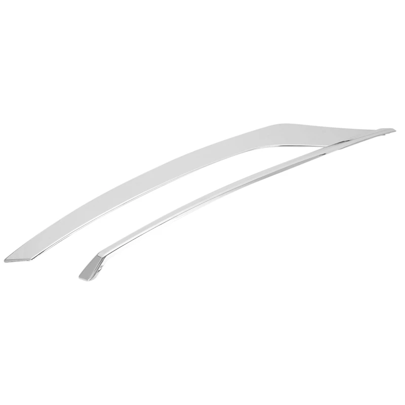 Auto ABS cromato anteriore fendinebbia decorazione sopracciglio copertura Trim Strip per Volvo S90 V90 2017-19 accessori esterni