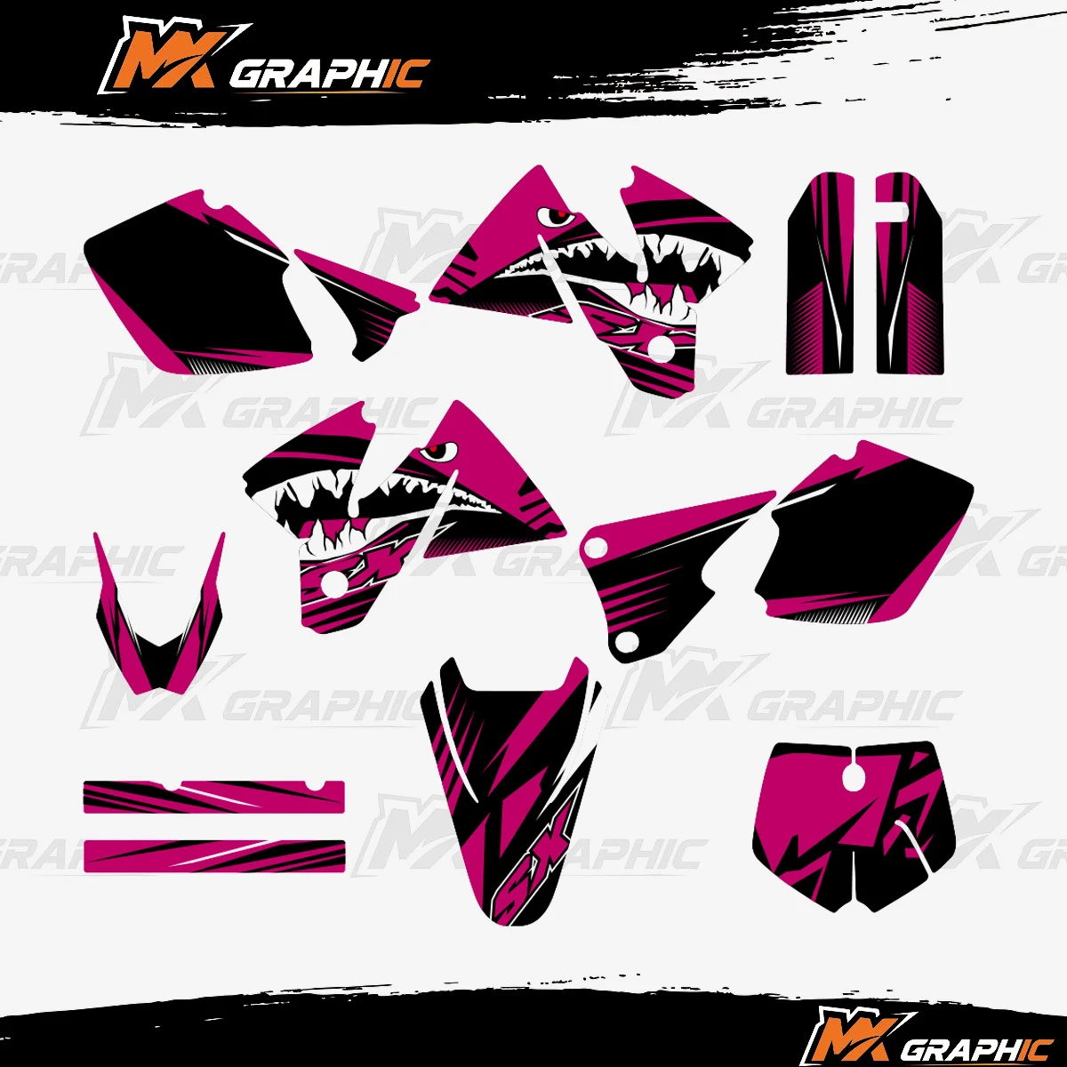 

For KTM SX SXF 1998 1999 2000 125 250 380 400 520 Graphics Decals Stickers