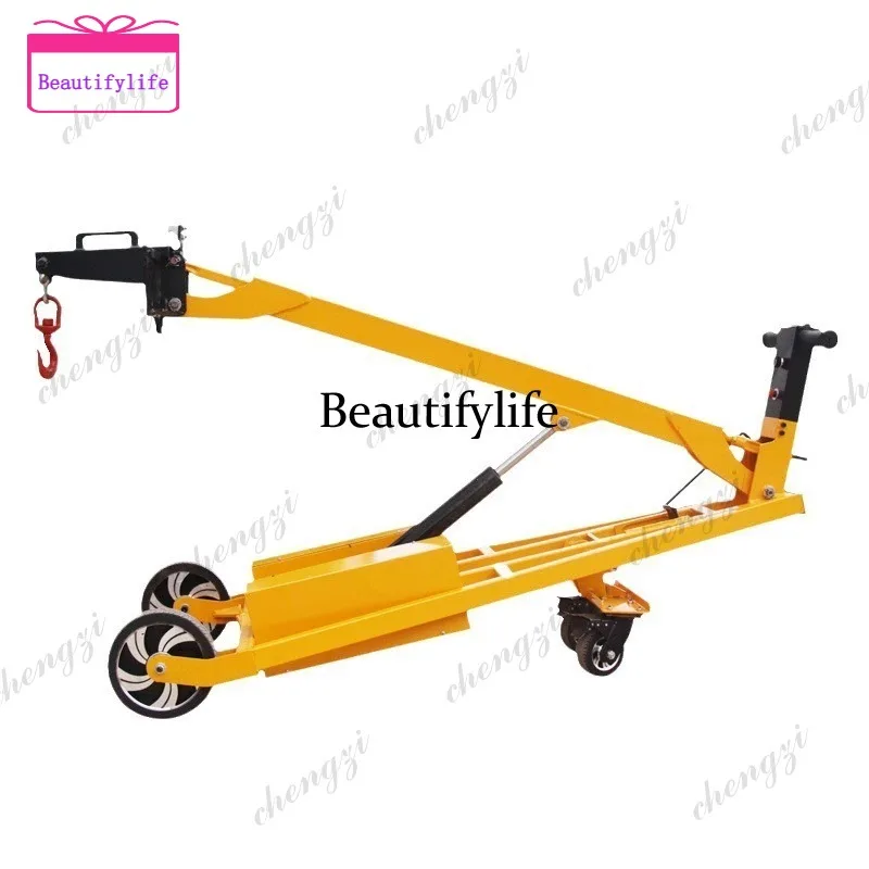 

a55 Mobile Hydraulic Forklift Foldable Drum Truck Multifunctional Boom Electric Vehicle for Warehouse Loading Transport & Handl