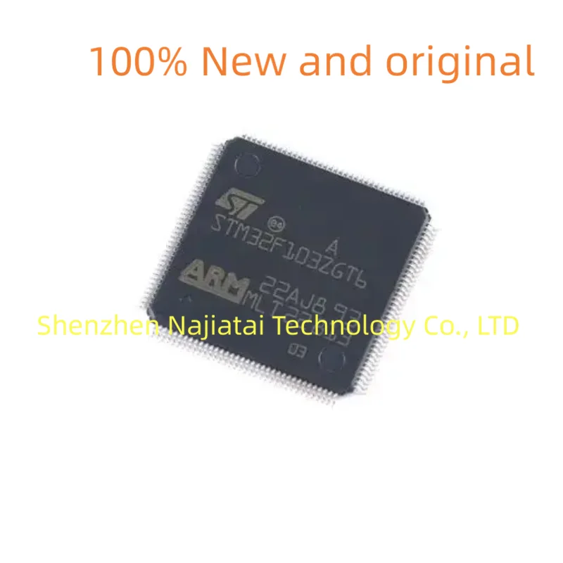 

5 шт./лот, 100% новый оригинальный чип STM32F103ZGT6 STM32F103 LQFP144