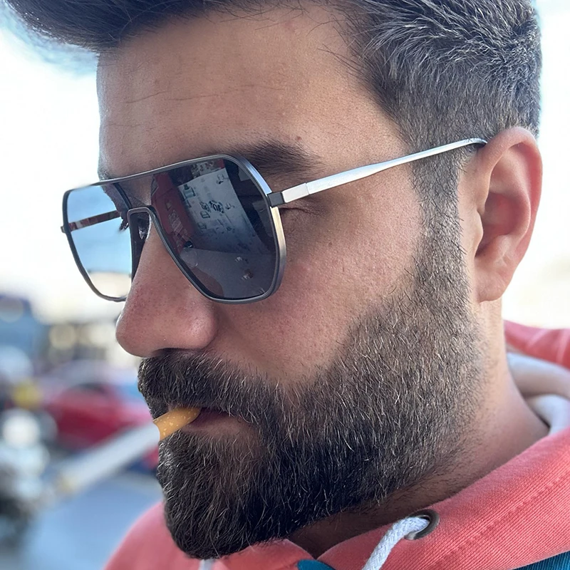 نظارات شمسية معدنية بعدسات متغ - مراجعة Sunglasses Polarized Men وسعره