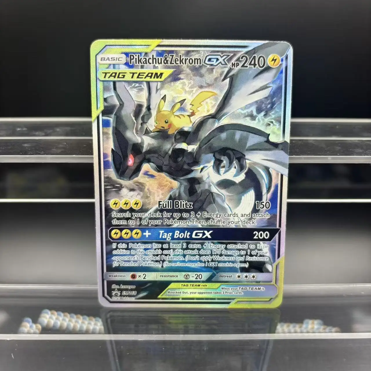 لتقوم بها بنفسك PTCG جمع بطاقات Zekrom Umbreon Espeon Mewtwo GX EN بطاقة واحدة ذاتية الصنع لعبة كلاسيكية أنيمي بطاقة هدية لعبة