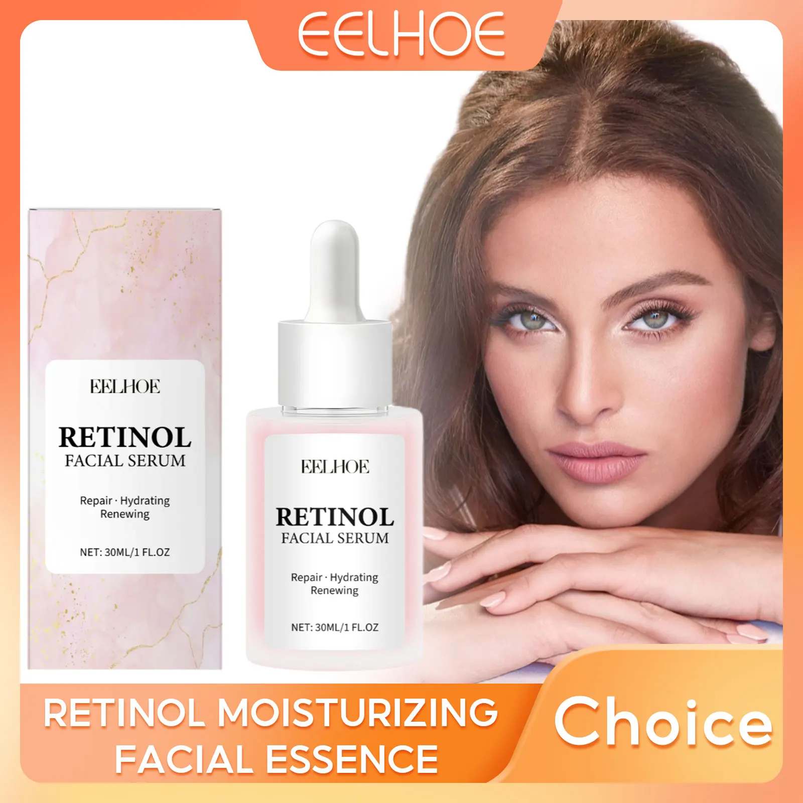 

EELHOE Retinol Facial Serum Anti Aging Long Lasting Lifting Face Firming Smooth Skin Refreshing Retinol Dilute Wrinkle Essence