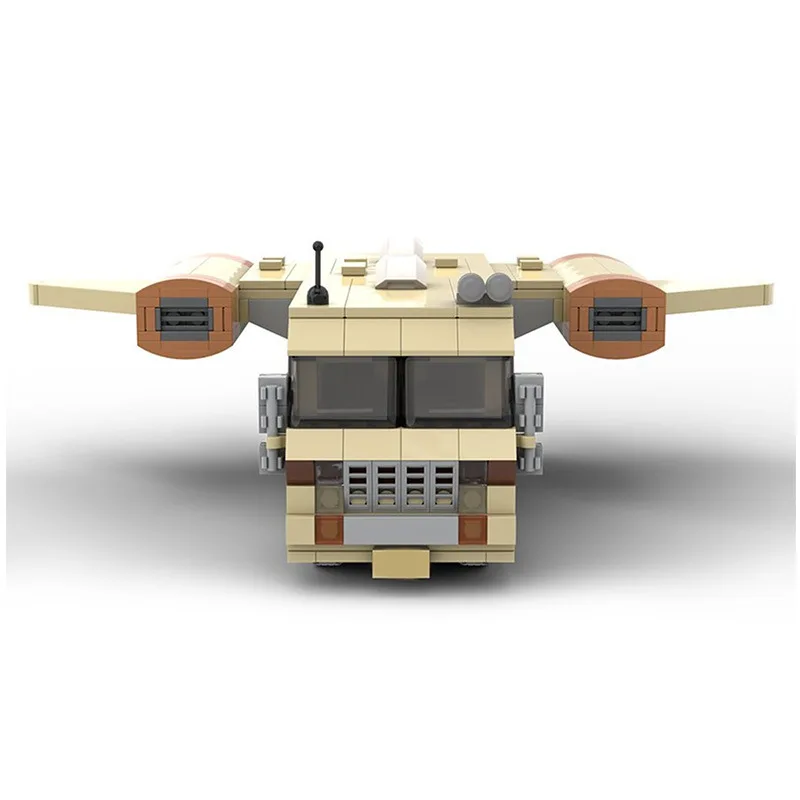 MOC Wing Car Building Block Gioco spaziale Eagle-5 Combattimento Razzo Veicolo volante Mattoni Assemblare Tecnologia modulare Giocattoli fai da te Regali