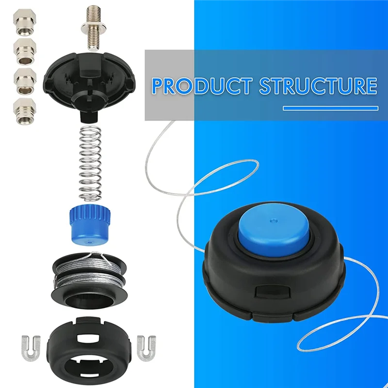 

BHBD-5Pcs 2.5 Inch Bump Knob Fit For T35 Trimmer Head 537185801 Accessory Parts Replacement