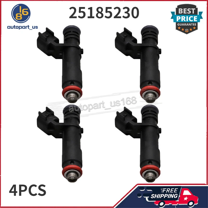 

For GM 25185230 251 852 30 4Pcs Fuel Injectors