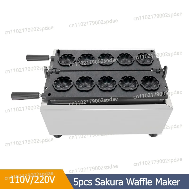 Cherry Blossom Sakura Flower Shape Waffle Machine Non-stick 110V 220V Commercial Electric Cherry Blossom Waffle Maker
