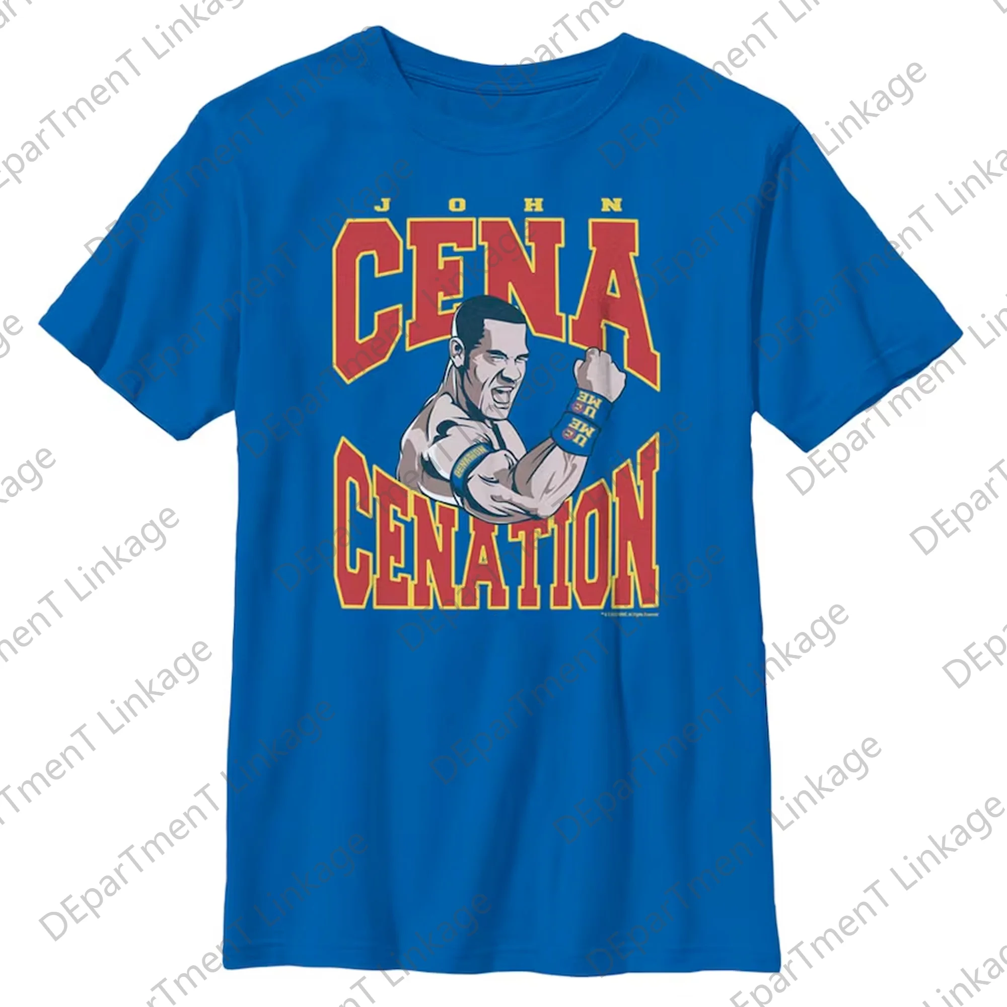 New Arrival 2024 Summer Wrestling Match John Cena 500 Level Cenation T-Shirt  Digital Printing Cotton Casual Tops For Kids/Adult