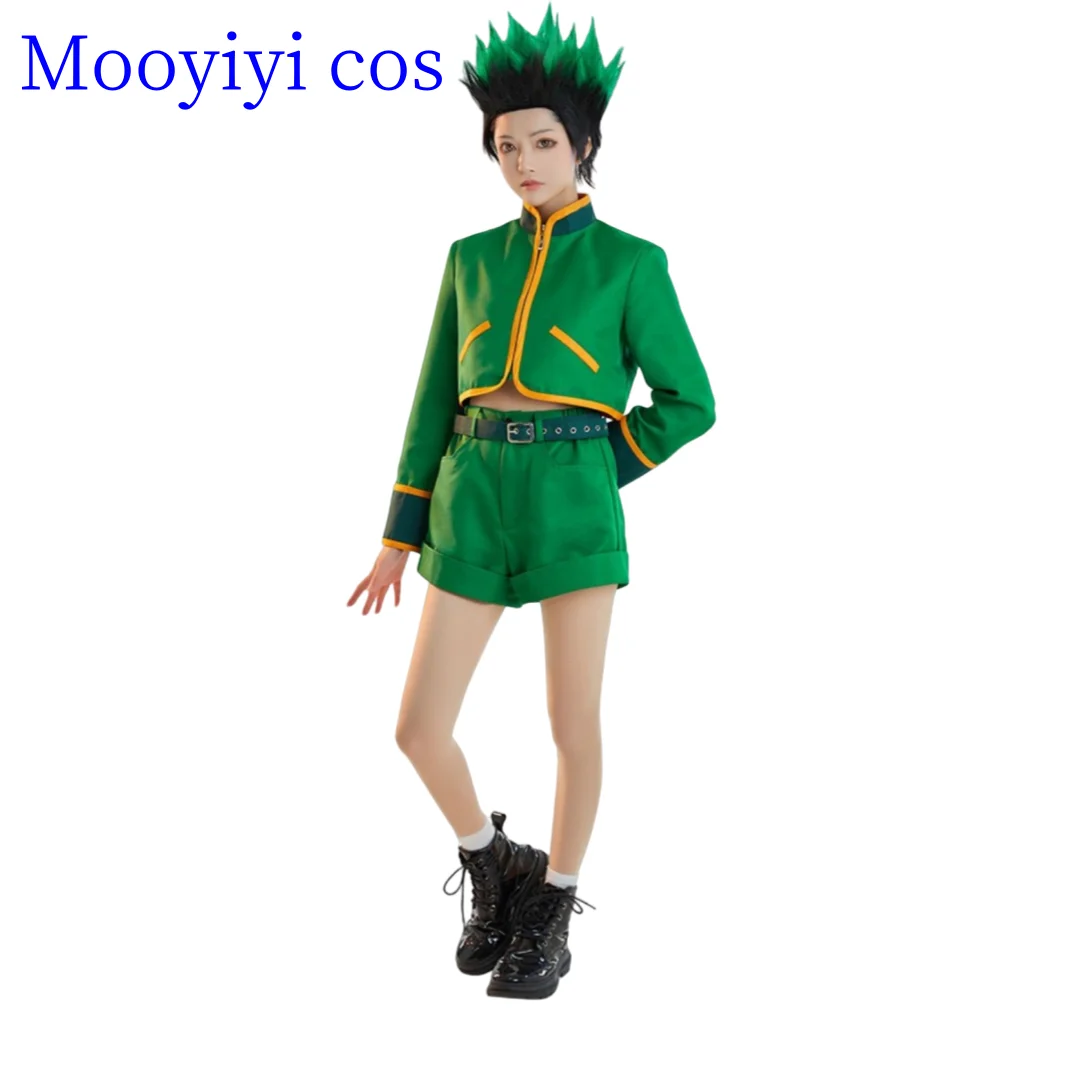 

New Gon Freecss Cosplay Costume Halloween Christmas Role Playing Comic Customized New 2025 costume New Hunter Tops Pants belt