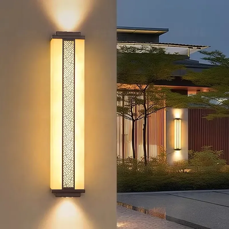 Modern minimalist LED outdoor wall lamp 60CM waterproof IP65 suitable for hotel villa entrance and garden terrace