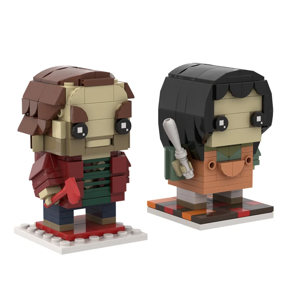 MOC Horror Movie The Shining Figure BrickheadZ Model Building Blocks DIY Design MINI Activity Doll Assembling Bricks Toy Gift