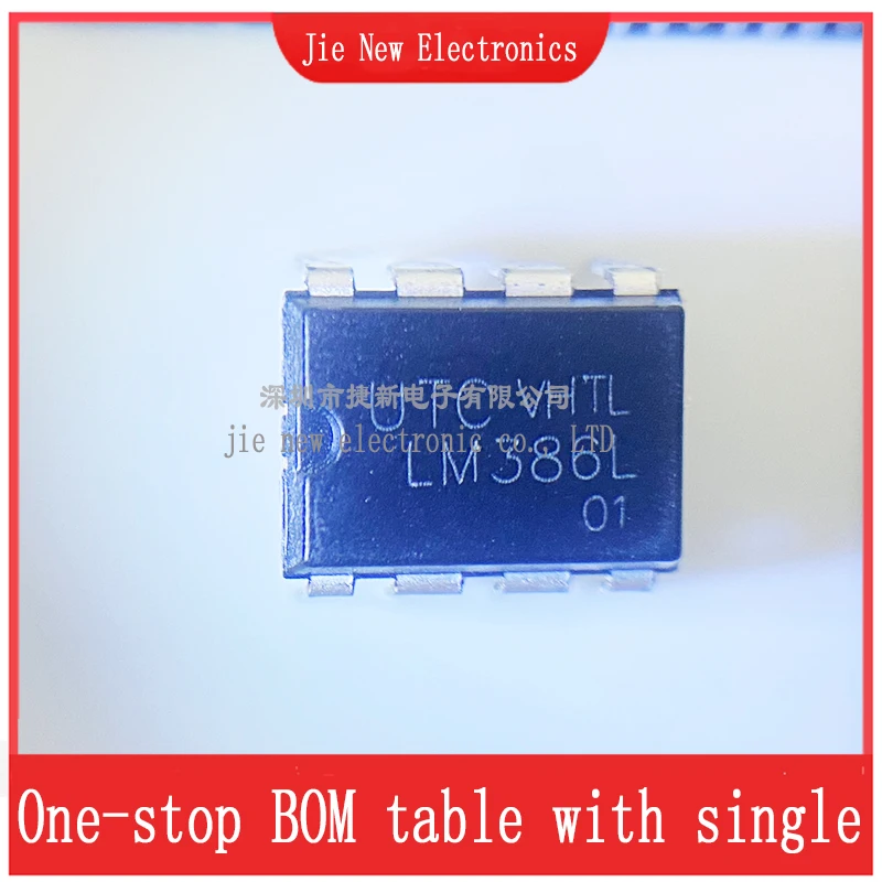 Circuit intégré LM386L SOP8 DIP-8, 10 pièces, nouveau, Original