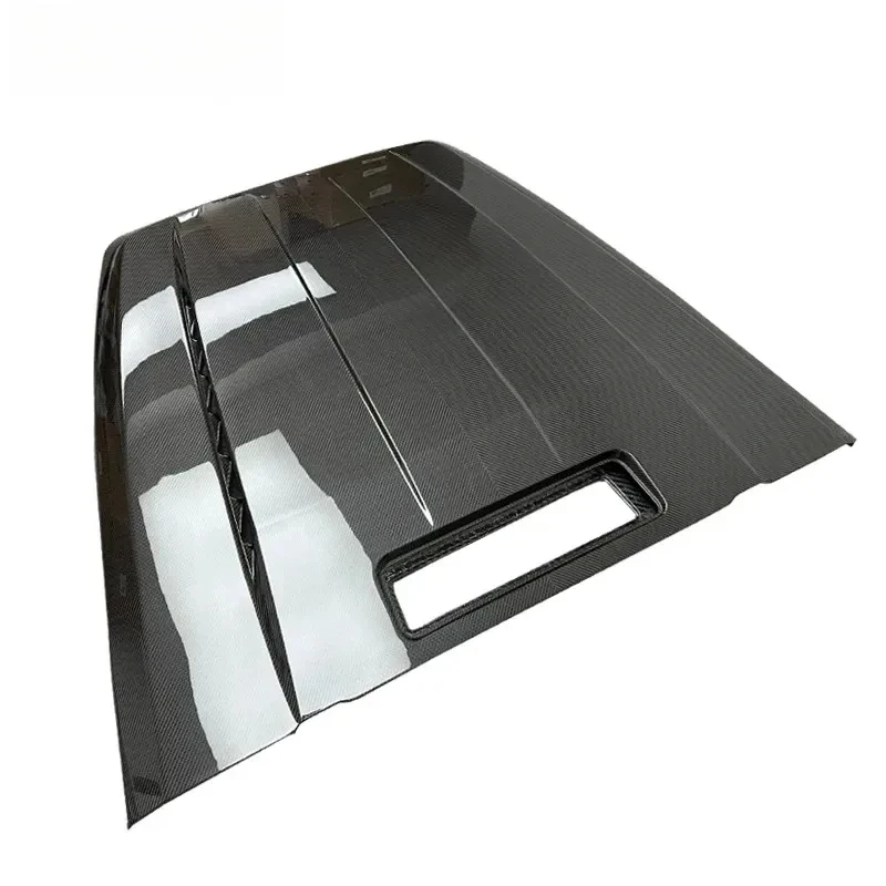 For G63 Topcar Style Dry Carbon Fiber Bonnet Hood Scoop for  G Class W464 G63 Kit G500 G550 2019-2024