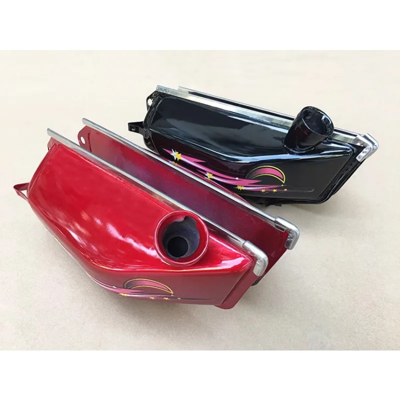 خزان وقود الدراجة النارية 48CC لجيالينغ هوندا دايون ليفان JS48 JL50 JH50 JH70 C70cc LF50 سعة صغيرة دراجة نارية صندوق غاز معدني