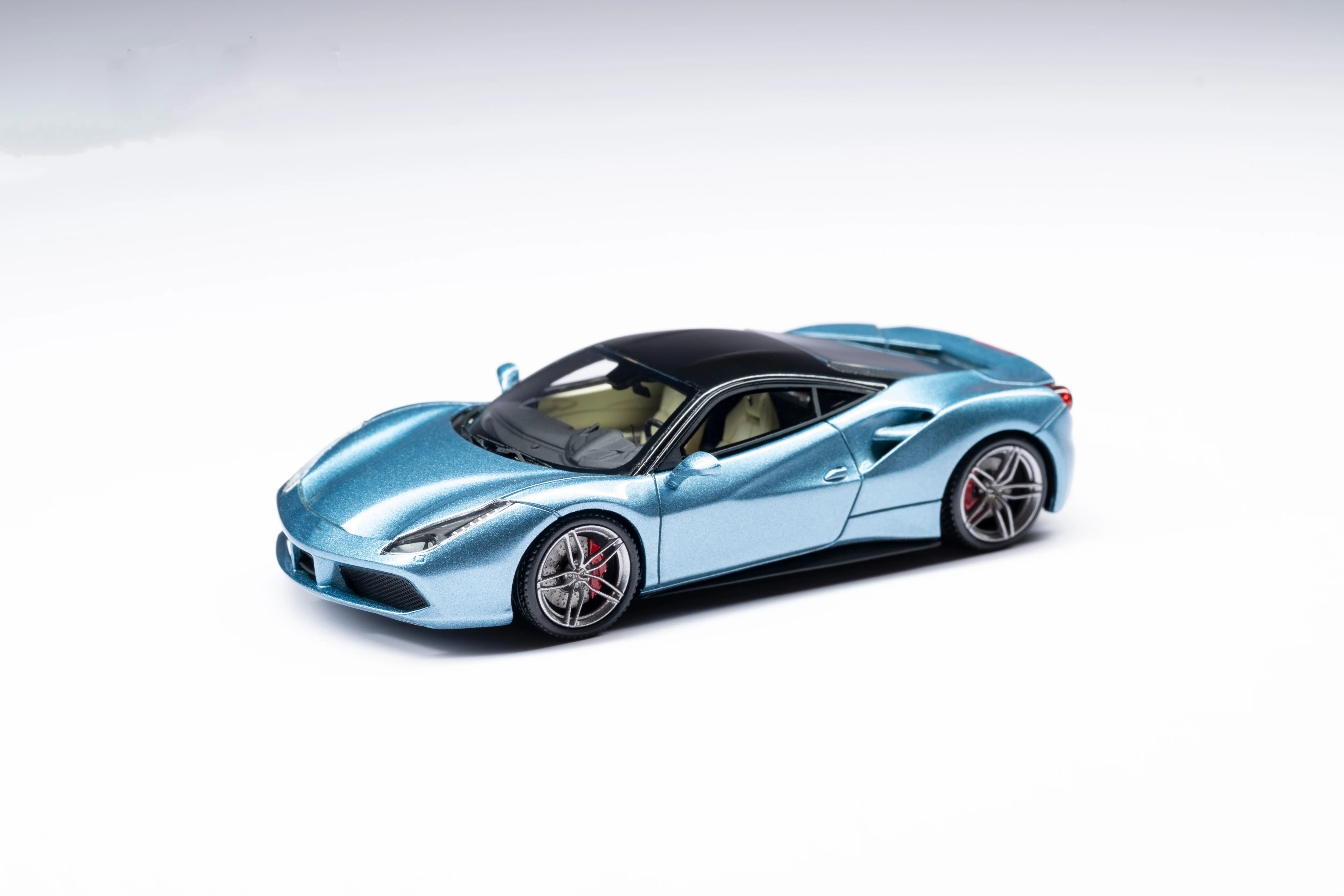 معرض CL 1/64 488GTB إصدار محدود من الراتنج نموذج سيارة مجموعة هدية حلية