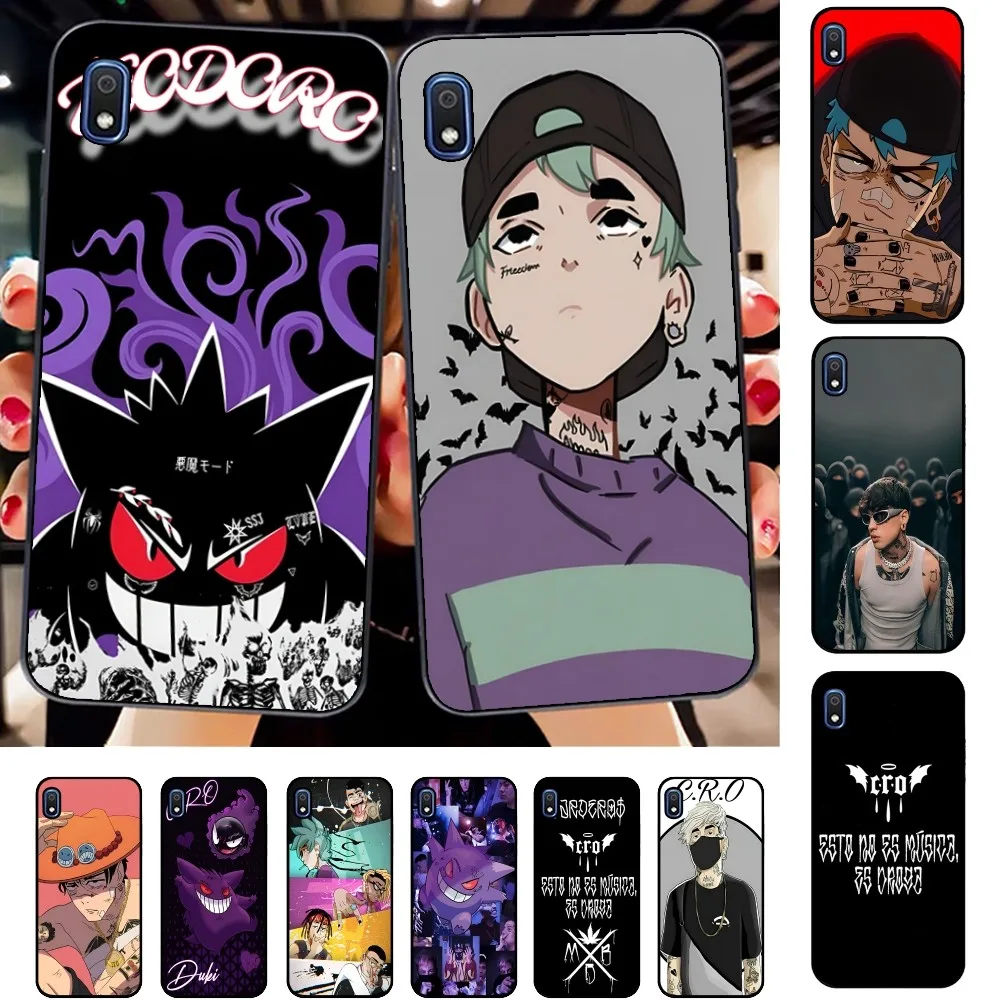 

C.R.O C-Crocraxker Rapper Phone Case For Samsung A 10 11 12 13 20 21 22 30 31 32 40 51 52 53 70 71 72 73 91 13 Shell