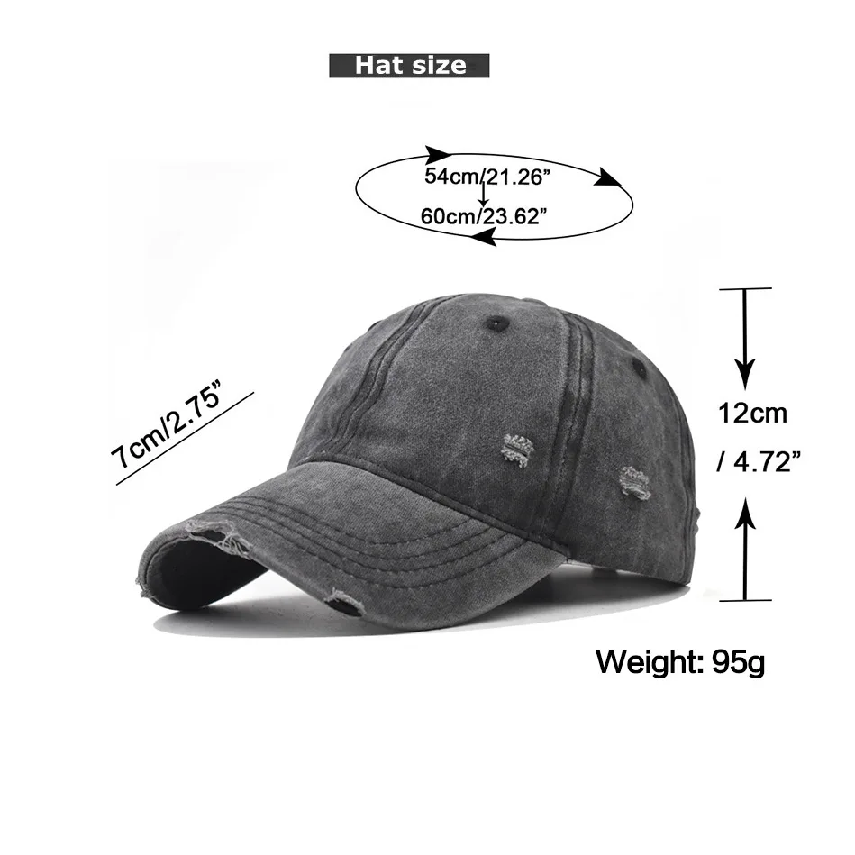 Got Old Quick Vintage Baseball Cap - Embroidered Cotton Adjustable Dad Hat In Distressed Dark Grey