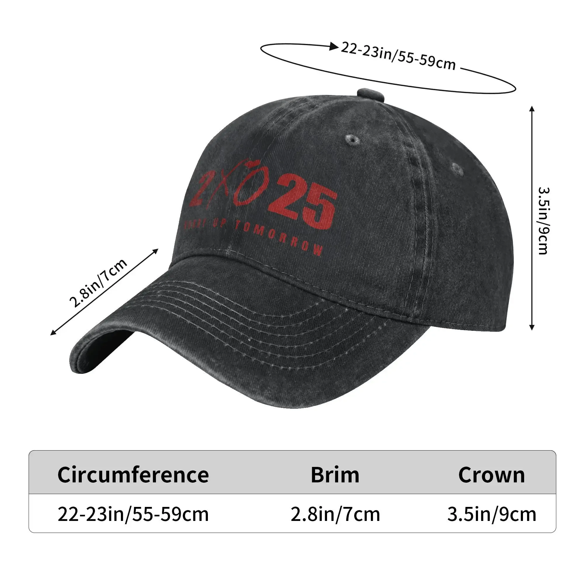 Unisex The Weeknded xo hurry up 2025 Printed Hat Casual Distressed Cotton  Baseball Cap Adjustable