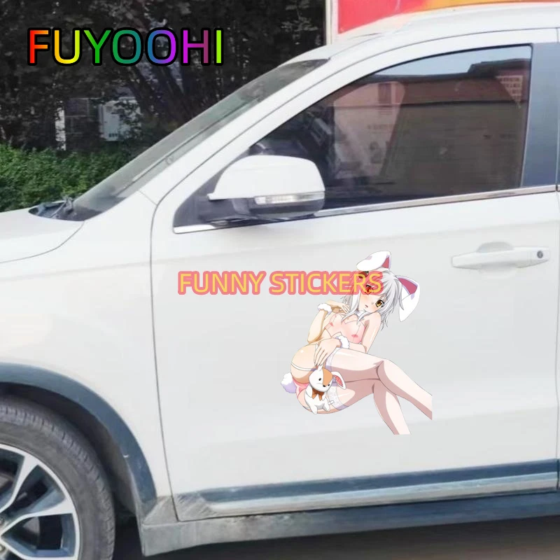 FUYOOHI High School DxD Toujou Koneko Car Stickers Scratch-Proof Waterproof Decal Car Door Protector Cartoon Decor