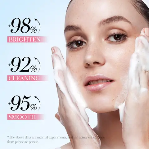 SADOER Sakura Ansiktsrengöring Ansiktstvätt Skum Ansiktsrengöring Djuprengörande Uppljusande Återfuktande Fuktgivande Hudvårdsprodukter 8 best sales enkel ansiktstvätt - №8